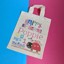 Load image into Gallery viewer, Personalised 2nd Birthday Tiny Treasure Bag