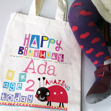 Load image into Gallery viewer, Personalised 2nd Birthday Tiny Treasure Bag