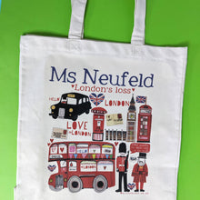 Load image into Gallery viewer, Personalised About London Town Bag