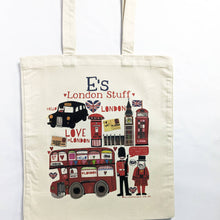 Load image into Gallery viewer, Personalised About London Town Bag