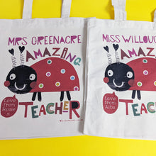 Load image into Gallery viewer, Personalised Amazing Teacher Bag