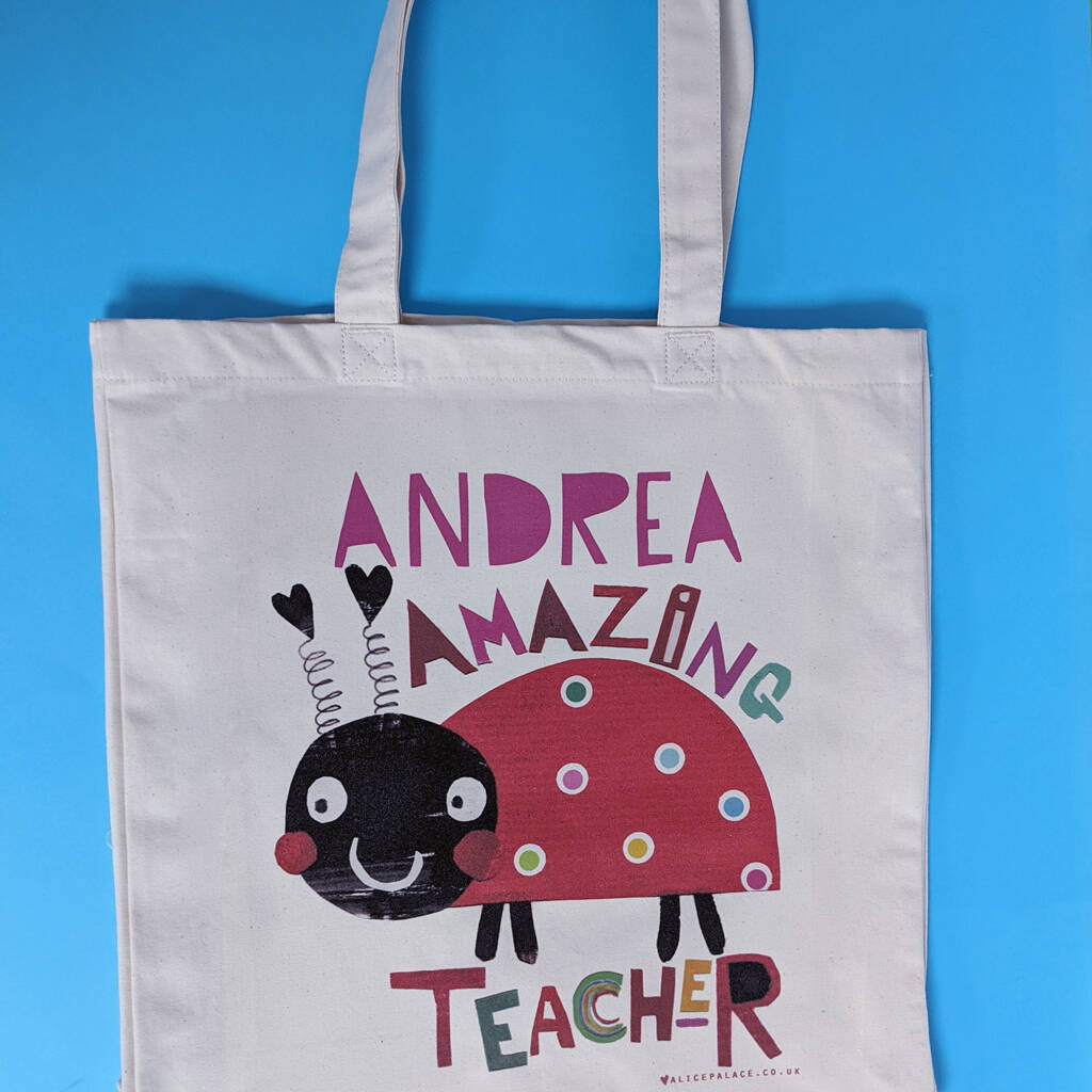 Personalised Amazing Teacher Bag
