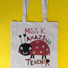 Load image into Gallery viewer, Personalised Amazing Teacher Bag