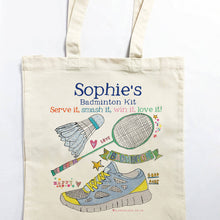 Load image into Gallery viewer, Personalised Badminton Kit Bag
