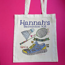 Load image into Gallery viewer, Personalised Badminton Kit Bag