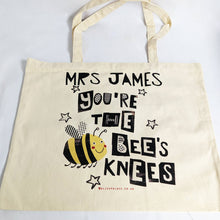Load image into Gallery viewer, Personalised Bee's Knees Bag