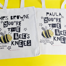 Load image into Gallery viewer, Personalised Bee's Knees Bag