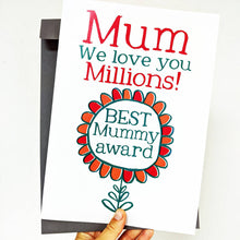Load image into Gallery viewer, Personalised Big Mother's Day Card