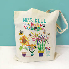 Load image into Gallery viewer, Personalised Blooming Marvellous Teacher Bag