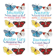 Load image into Gallery viewer, Personalised Butterfly Bag