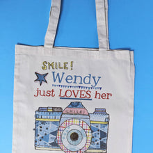 Load image into Gallery viewer, Personalised 'Love Your Camera' Bag