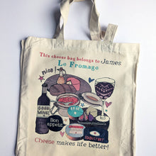 Load image into Gallery viewer, Personalised Cheese Lover Bag