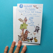 Load image into Gallery viewer, Personalised Christening Card