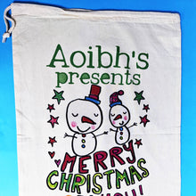 Load image into Gallery viewer, Personalised Christmas Presents Sacks