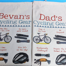 Load image into Gallery viewer, Personalised Cycling Story Sack