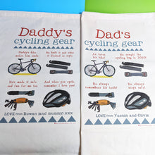 Load image into Gallery viewer, Personalised Cycling Story Sack