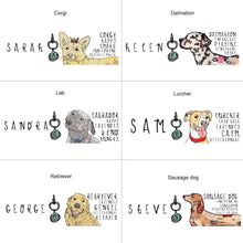 Load image into Gallery viewer, Personalised Dog Breed Illustration Mug

