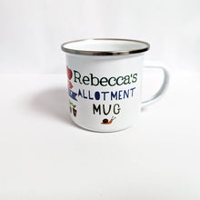 Load image into Gallery viewer, Personalised Enamel Allotment Mug