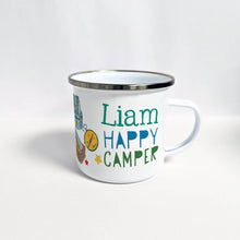 Load image into Gallery viewer, Personalised Enamel Camping Mug