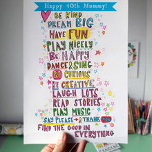 Load image into Gallery viewer, Personalised Family Print