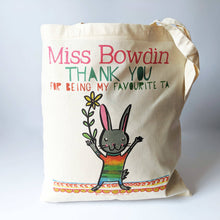 Load image into Gallery viewer, Personalised Favourite Teacher Bag