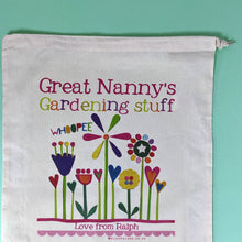 Load image into Gallery viewer, Personalised Garden Storage Sack