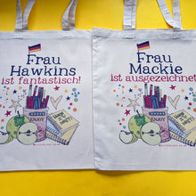 Load image into Gallery viewer, Personalised German Teacher Bag