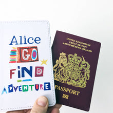Load image into Gallery viewer, Personalised Travelling The World Passport Holder