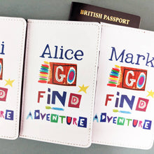 Load image into Gallery viewer, Personalised Travelling The World Passport Holder