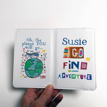Load image into Gallery viewer, Personalised Travelling The World Passport Holder
