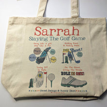 Load image into Gallery viewer, Personalised Golfing Story Bag