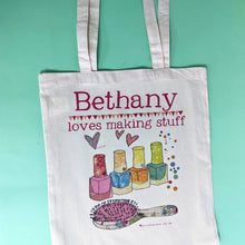 Load image into Gallery viewer, Personalised Hobby Bag