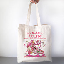 Load image into Gallery viewer, Personalised Love To Ice Skate Bag