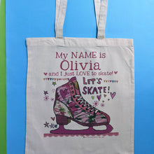 Load image into Gallery viewer, Personalised Love To Ice Skate Bag