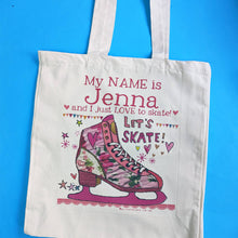 Load image into Gallery viewer, Personalised Love To Ice Skate Bag