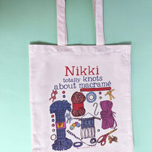 Load image into Gallery viewer, Personalised Macramé Bag