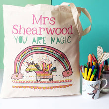 Load image into Gallery viewer, Personalised Magic Teacher Bag