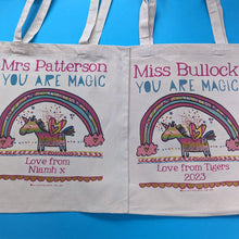 Load image into Gallery viewer, Personalised Magic Teacher Bag