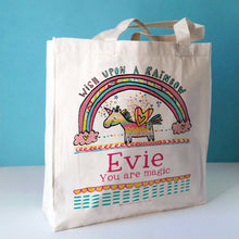 Load image into Gallery viewer, Personalised Magic Unicorn Bag