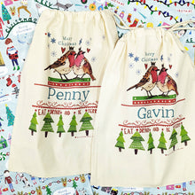 Load image into Gallery viewer, Personalised Mr And Mrs Christmas Sacks