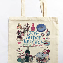 Load image into Gallery viewer, Personalised Mum Percentage Bag