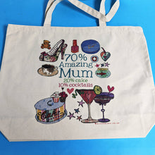 Load image into Gallery viewer, Personalised Mum Percentage Bag