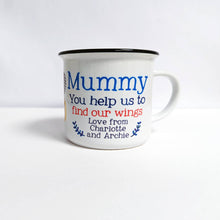 Load image into Gallery viewer, Personalised Mummy You Help Me To Find My Wings Mug