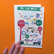 Load image into Gallery viewer, Personalised 'Passed' Driving Test Card