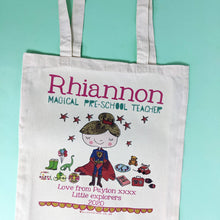 Load image into Gallery viewer, Personalised Pre School Teacher Bag