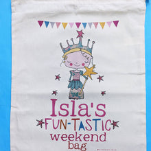 Load image into Gallery viewer, Personalised Sleepover Storage Bag
