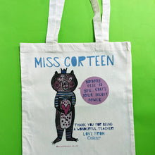 Load image into Gallery viewer, Personalised Teacher Power Bag