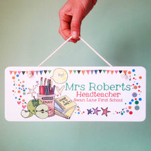 Load image into Gallery viewer, Personalised Teacher Sign