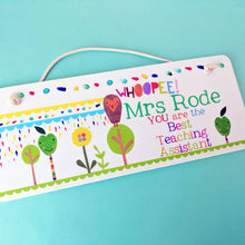 Load image into Gallery viewer, Personalised Teacher Sign