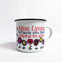 Load image into Gallery viewer, Personalised Thank You For Helping Me Grow Mug